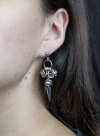 Crystal Spike Earrings
