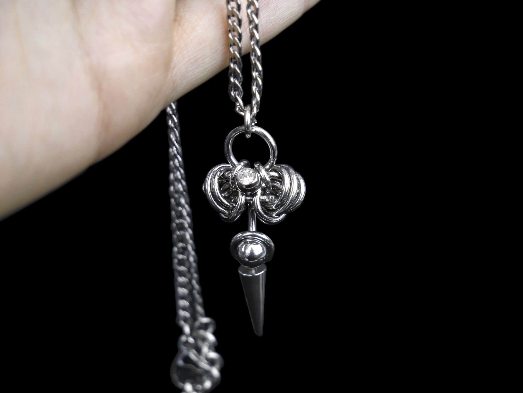 Crystal Spike Necklace