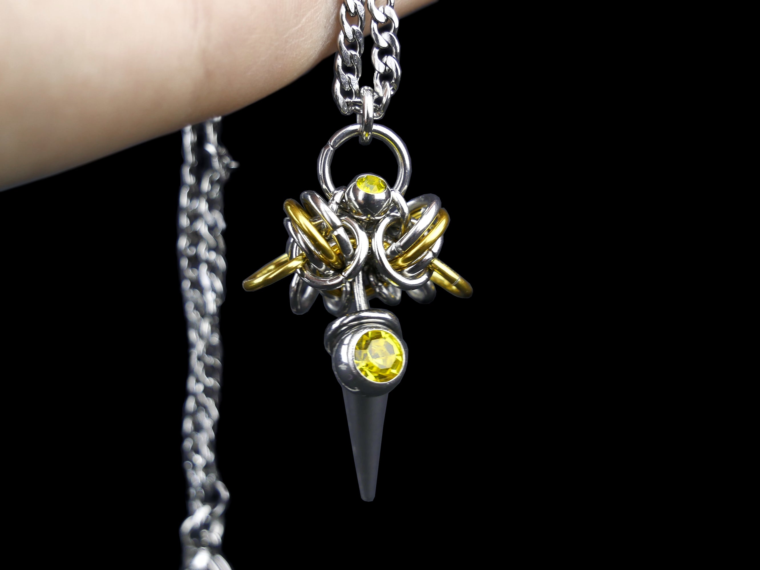 Special Crystal Spike Necklace