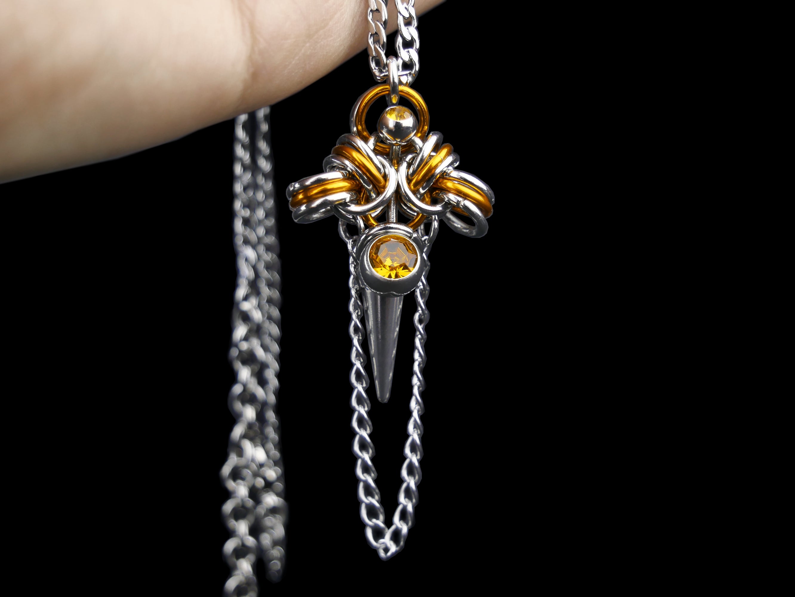 Special Crystal Spike Necklace