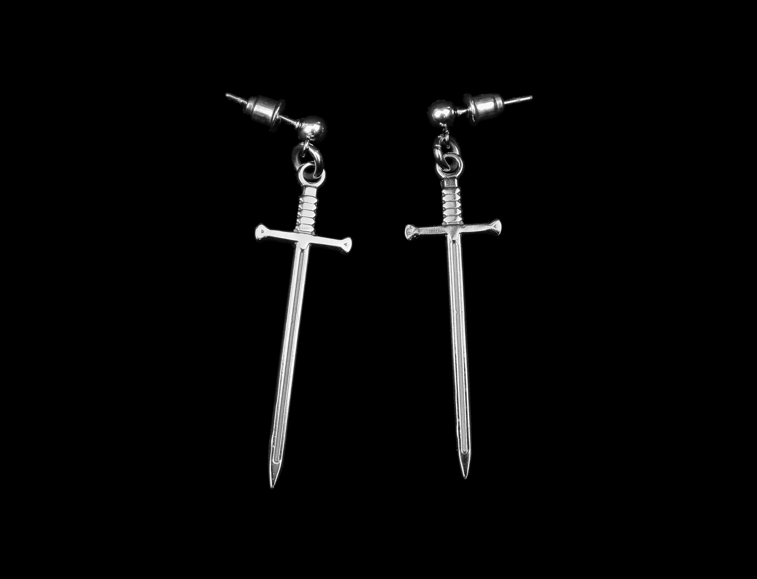 Sword Earrings