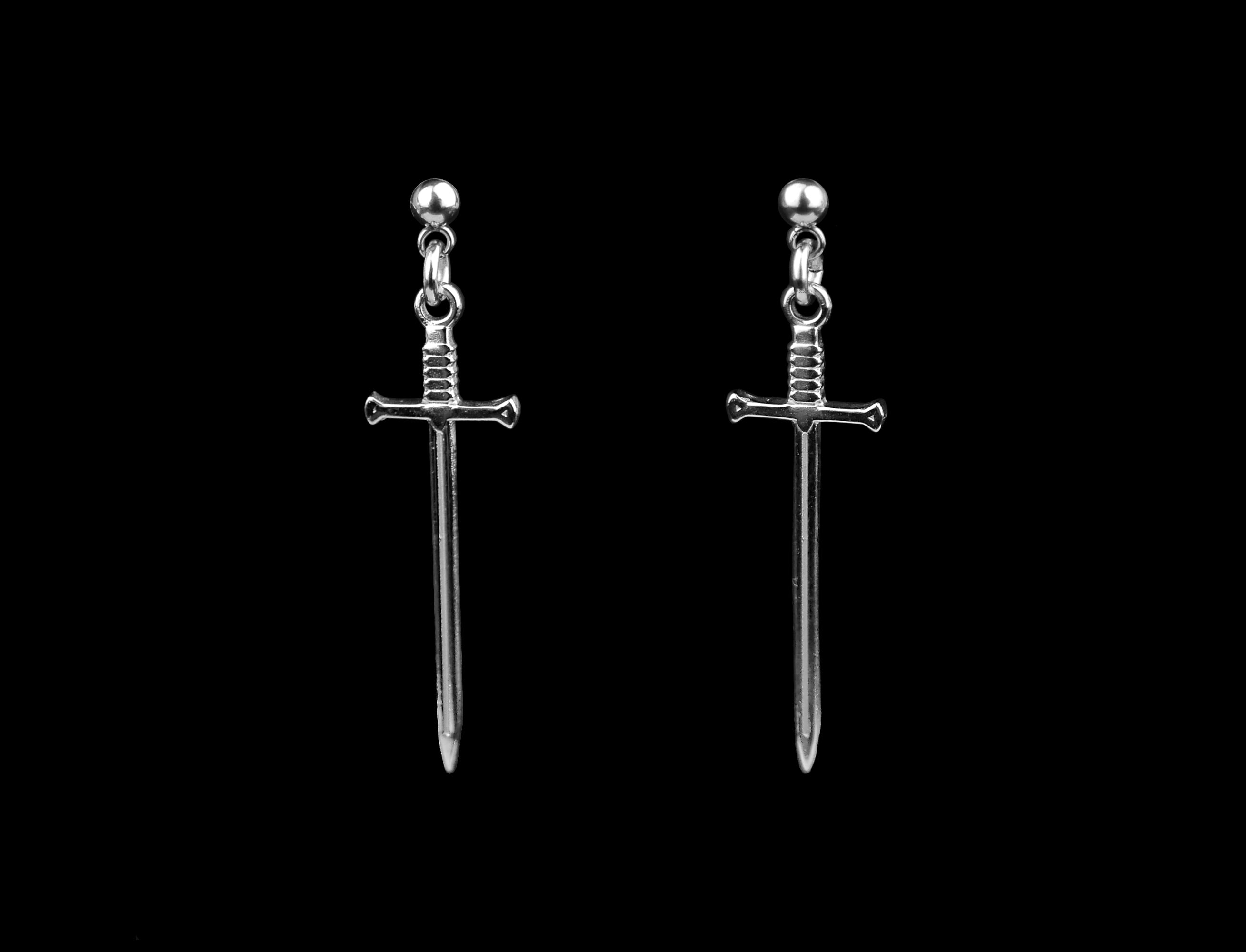 Sword Earrings