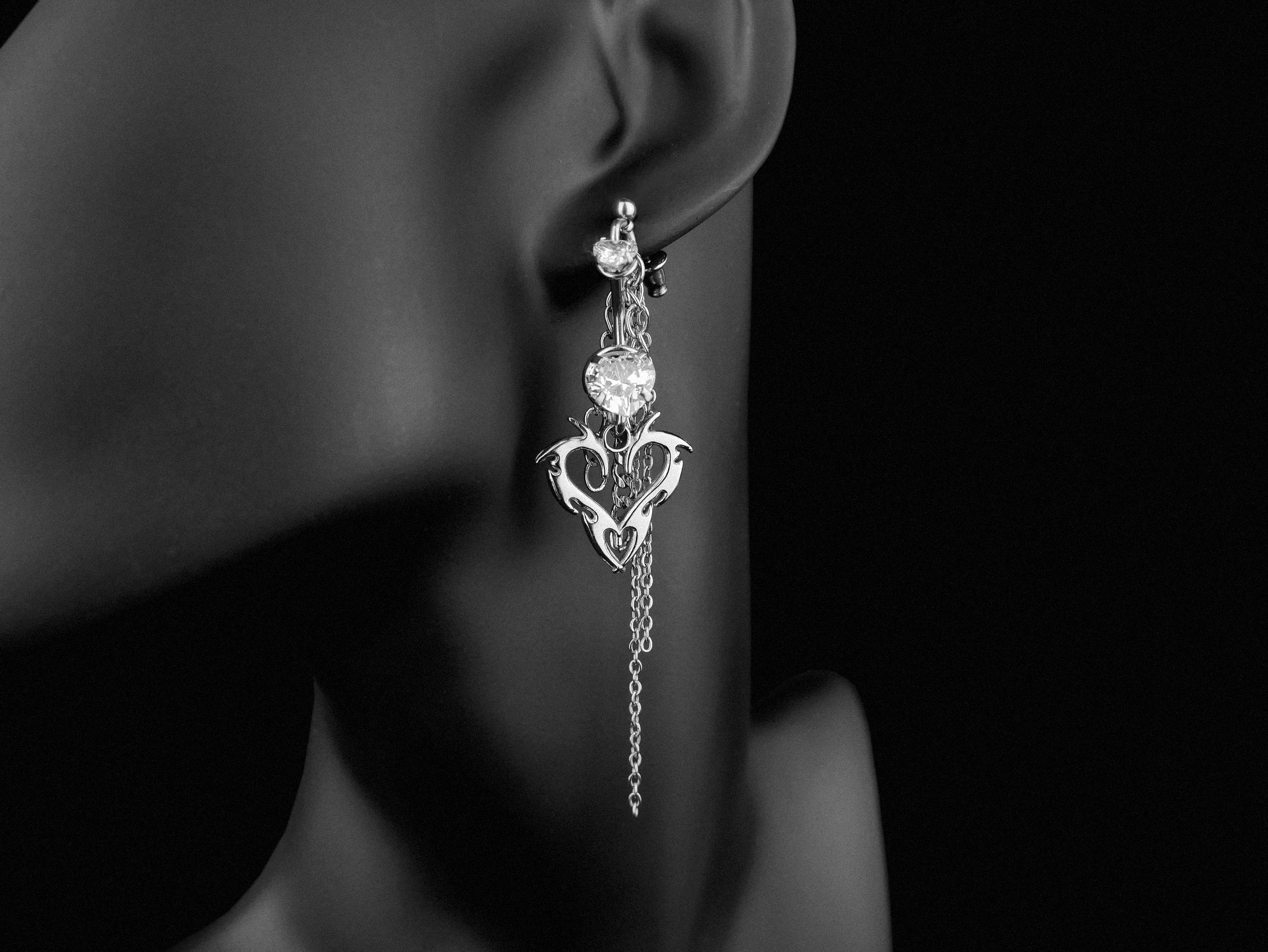 Crystal Heartbreaker Earrings