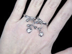 Pierced Crystal Star/Heart Ring