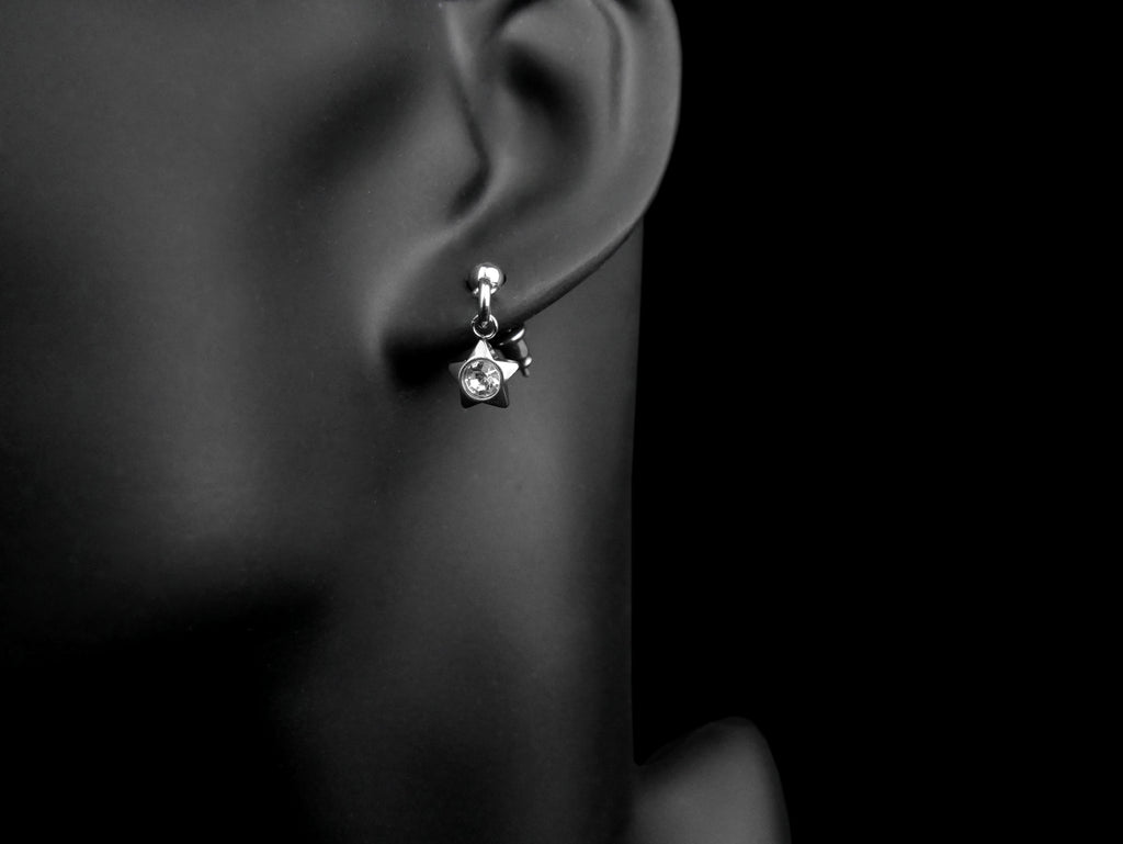 Crystal Star Earrings
