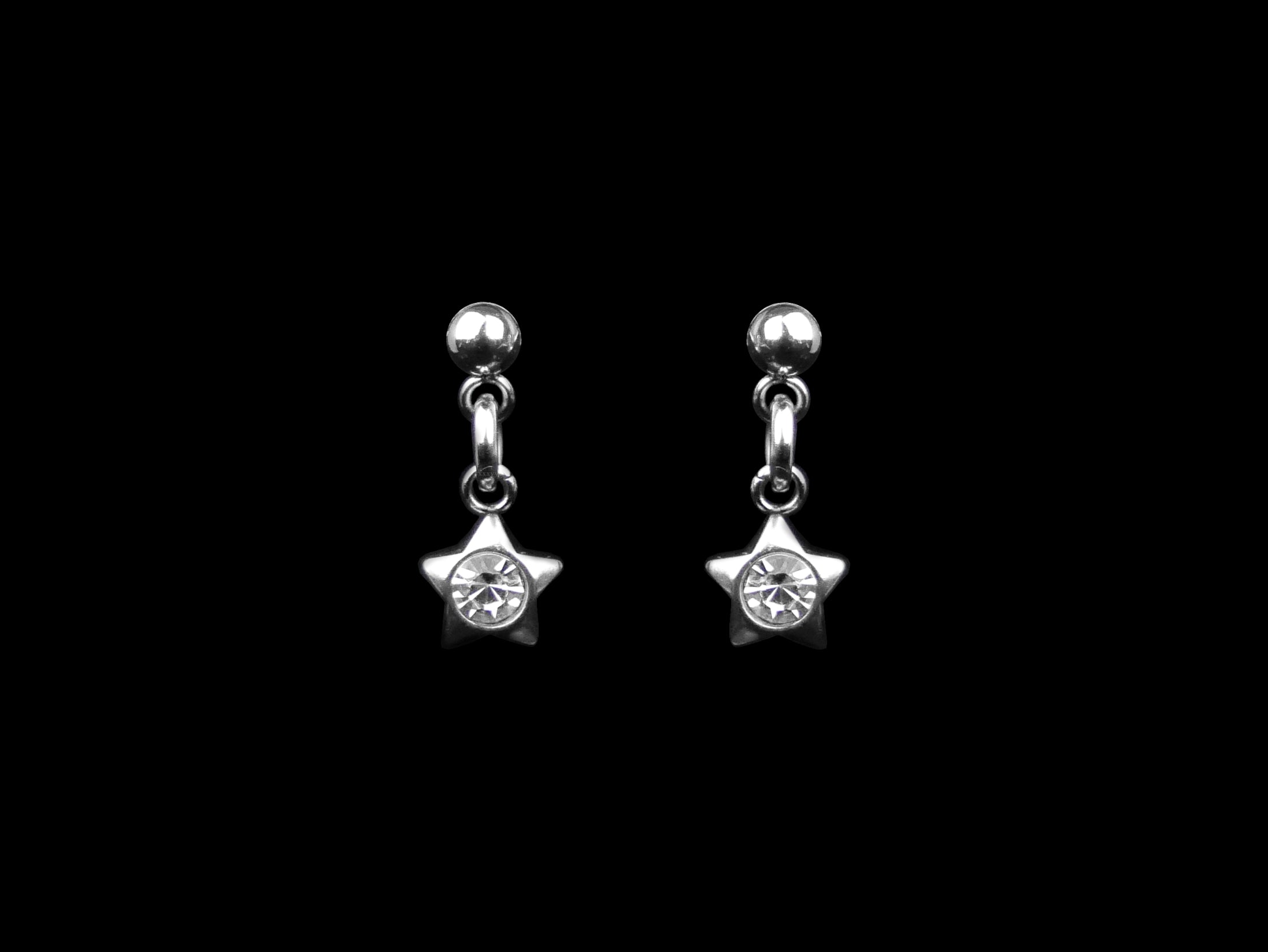 Crystal Star Earrings