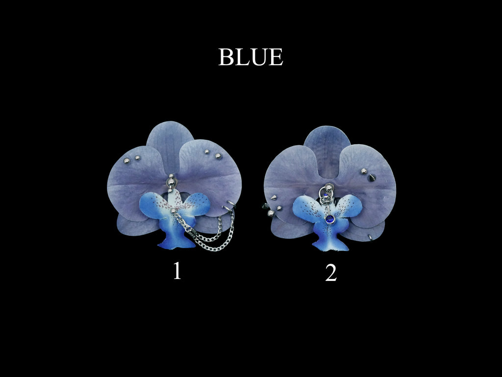 Pierced Orchid Hairclip/Keychain