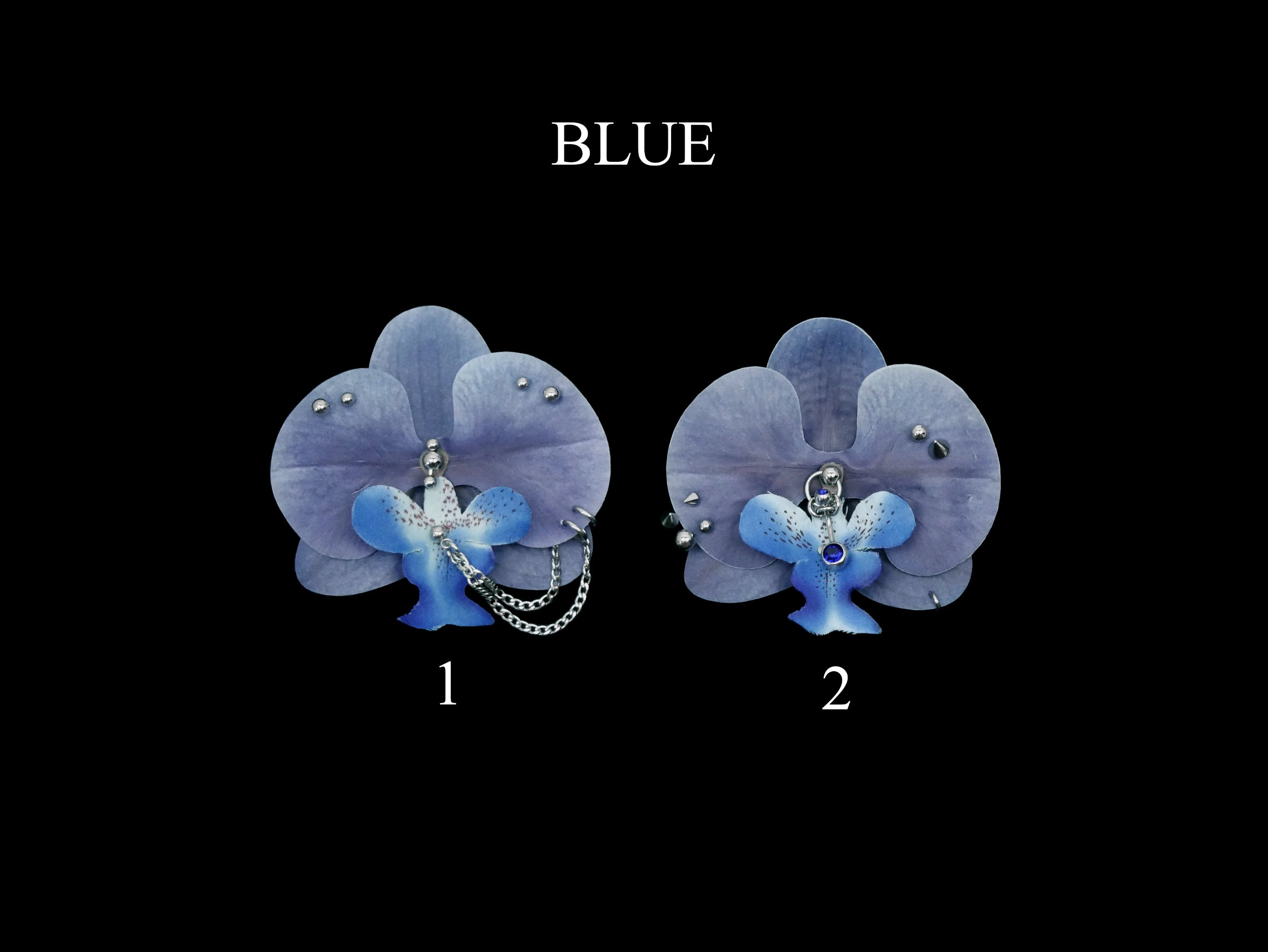 Pierced Orchid Hairclip/Keychain