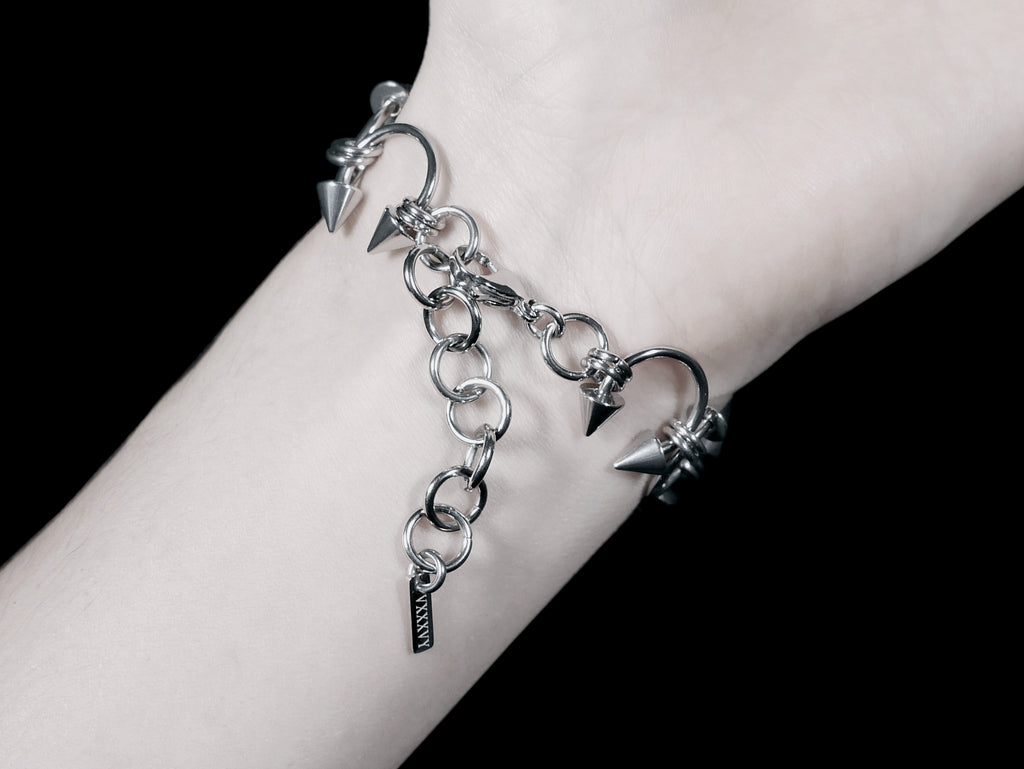 Spikey Circular Barbell Bracelet