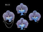 Pierced Orchid Hairclip/Keychain