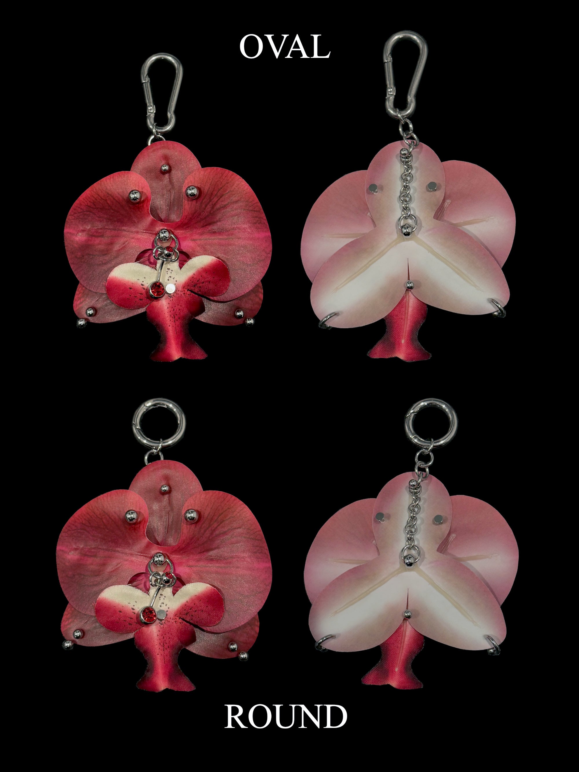 Pierced Orchid Hairclip/Keychain