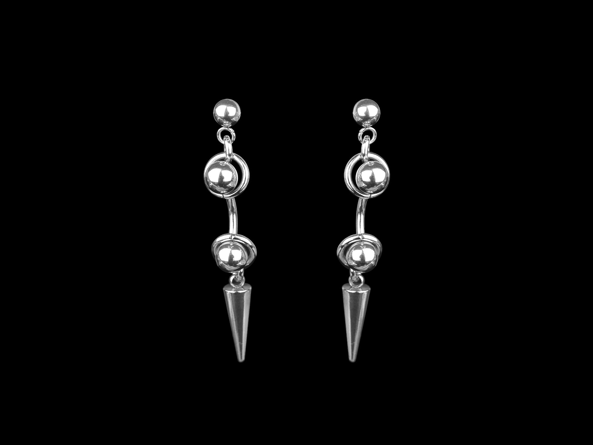 Spike Drop Earrings Version 2