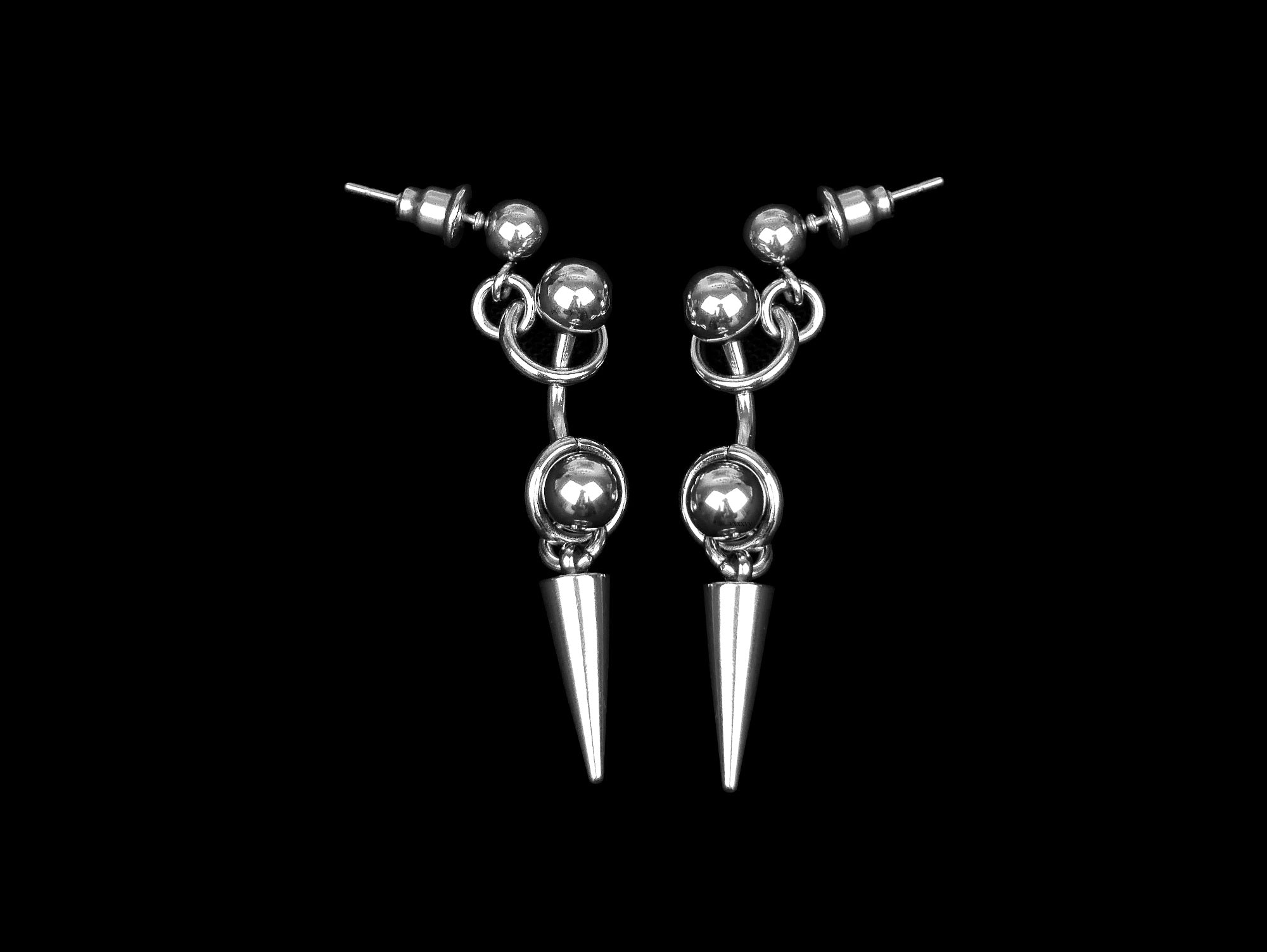 Spike Drop Earrings Version 2