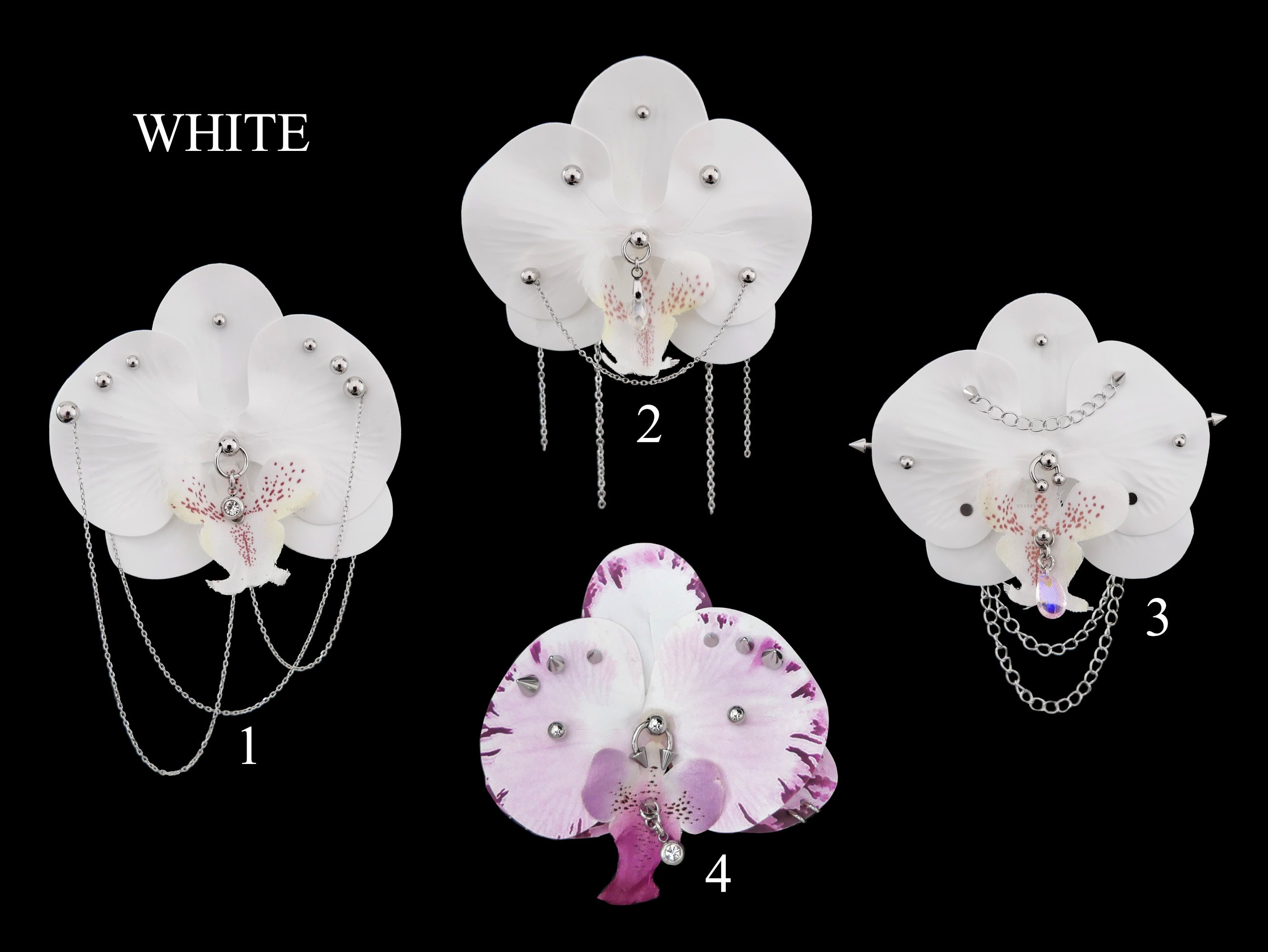 Pierced Orchid Hairclip/Keychain – VXXXVY